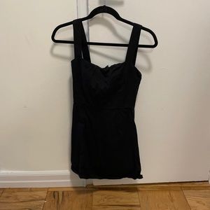Reformation black mini dress